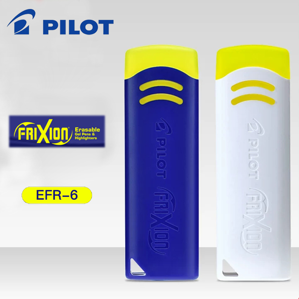 Pilot Pen Frixion - 日本のパイロットクリーナー,消去可能な鉛筆,学生用クリーニングワイプ,学用品,文房具,EFR-6個,2個