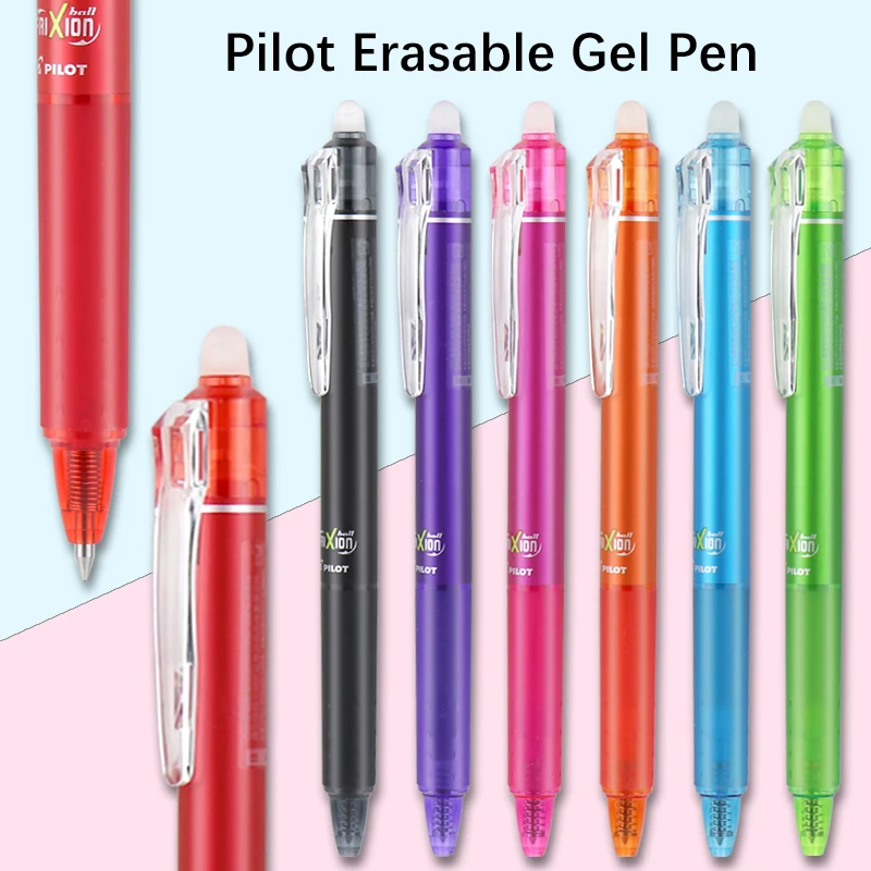 Pilot Pen Frixion - オリジナルパイロット フリクションクリッカーボールノック 0.5mm 消せるゲルペン 細字 ブラック